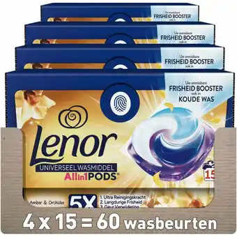 Plein.nl 4x Lenor Wasmiddel All-in-1 Pods aanbieding