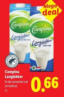 Lidl Campina Langlekker aanbieding