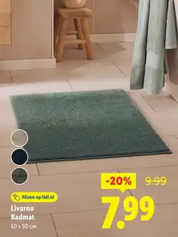 Lidl Livarno Badmat aanbieding