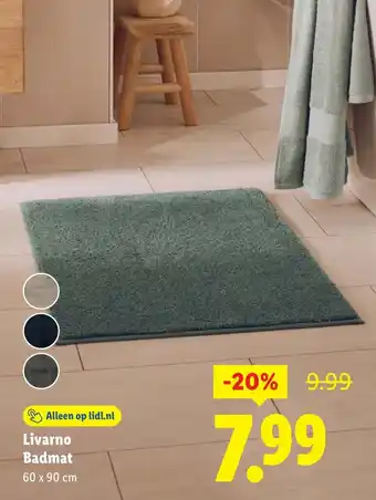 Lidl Livarno Badmat aanbieding