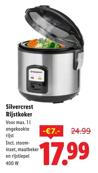 Lidl Silvercrest Rijstkoker aanbieding