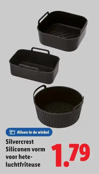 Lidl Silvercrest Siliconen vorm voor hete- luchtfriteuse aanbieding