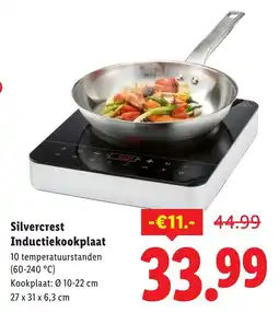 Lidl Silvercrest Inductiekookplaat aanbieding