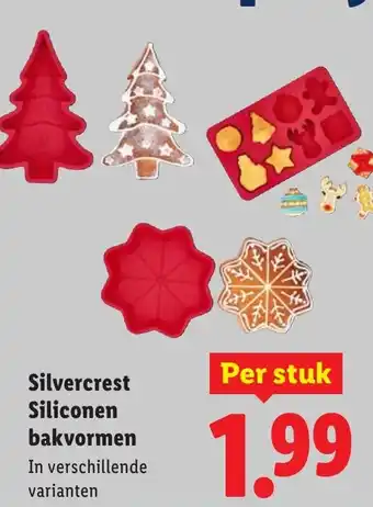 Lidl Silvercrest Siliconen bakvormen aanbieding