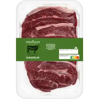 Albert Heijn AH Greenfields Runder sukadelappen aanbieding