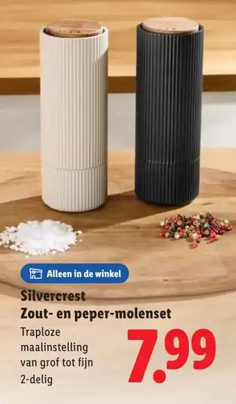 Lidl Silvercrest Zout en peper molenset aanbieding