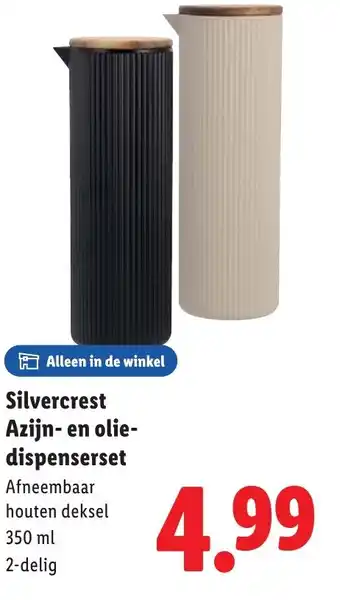 Lidl Silvercrest Azijn en olie dispenserset aanbieding