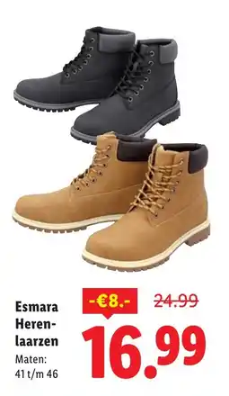 Lidl Esmara Heren laarzen aanbieding