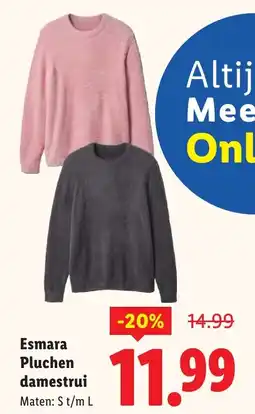 Lidl Esmara Pluchen damestrui aanbieding