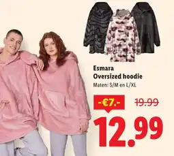 Lidl Esmara Oversized hoodie aanbieding