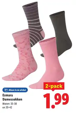 Lidl Esmara Damessokken aanbieding