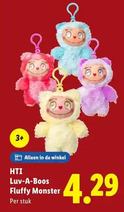 Lidl HTI Luv-A-Boos Fluffy Monster aanbieding
