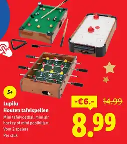 Lidl Lupilu Houten tafelspellen aanbieding