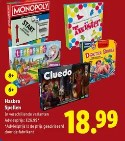 Lidl Hasbro Spellen aanbieding