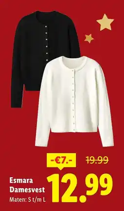 Lidl Esmara Damesvest aanbieding