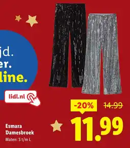 Lidl Esmara Damesbroek aanbieding