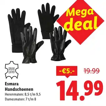 Lidl Esmara Handschoenen aanbieding