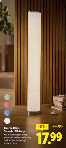 Lidl Livarno Home Staande LED-lamp aanbieding