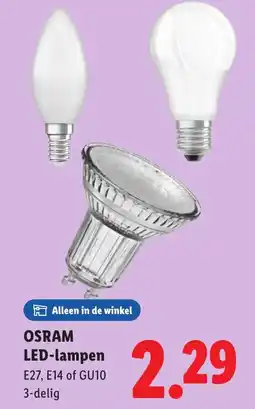 Lidl OSRAM LED-lampen aanbieding