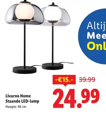 Lidl Livarno Home Staande LED-lamp aanbieding