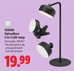 Lidl OSRAM Oplaadbare 3-in-1 LED-lamp aanbieding