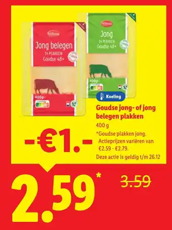 Lidl Goudse jong-of jong belegen plakken aanbieding
