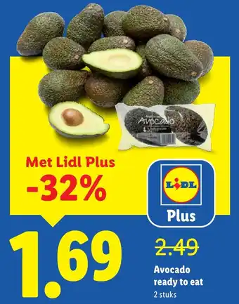 Lidl Avocado ready to eat aanbieding