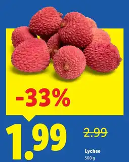Lidl Lychee aanbieding