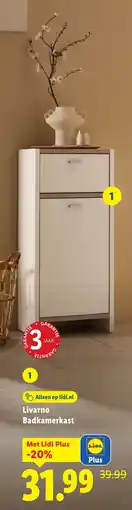 Lidl Livarno Badkamerkast aanbieding
