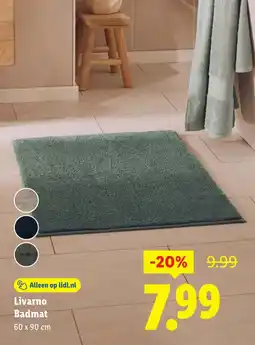Lidl Livarno Badmat aanbieding