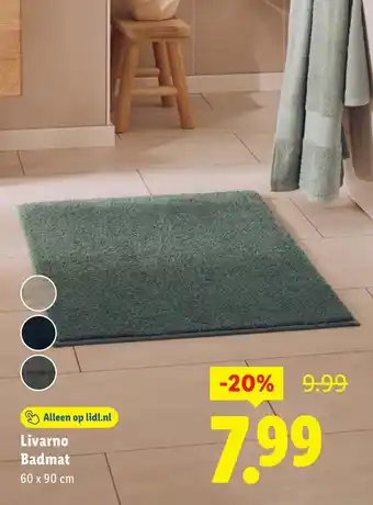 Lidl Livarno Badmat aanbieding