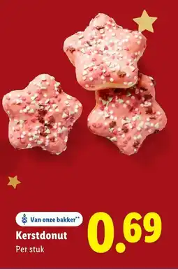 Lidl Kerstdonut aanbieding