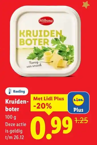 Lidl Kruiden boter aanbieding