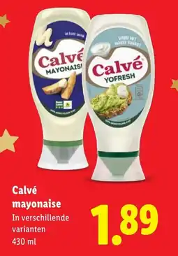 Lidl Calvé mayonaise aanbieding