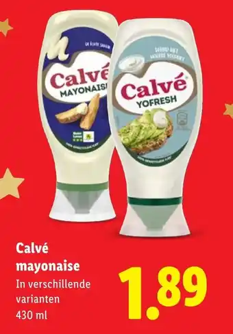 Lidl Calvé mayonaise aanbieding