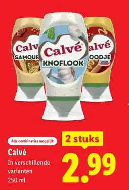 Lidl Calvé aanbieding