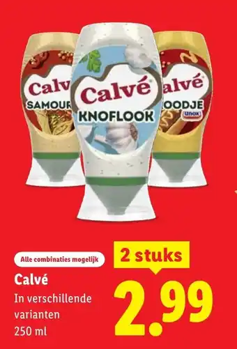 Lidl Calvé aanbieding