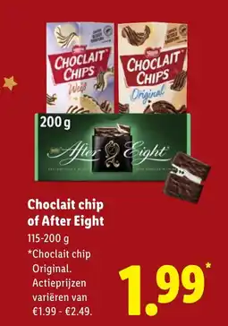 Lidl Choclait chip of After Eight aanbieding