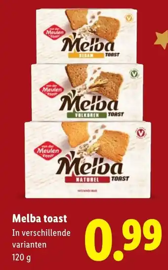 Lidl Melba toast aanbieding