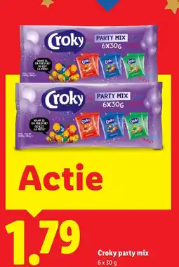Lidl Croky party mix aanbieding