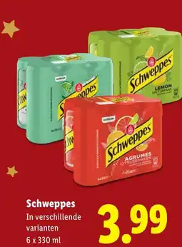 Lidl Schweppes aanbieding