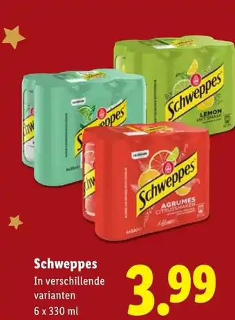 Lidl Schweppes aanbieding