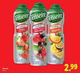 Lidl Teisseire aanbieding