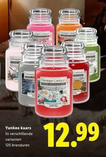Lidl Yankee kaars aanbieding
