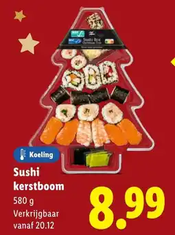 Lidl Sushi kerstboom aanbieding
