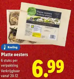 Lidl Platte oesters aanbieding