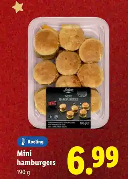 Lidl Mini hamburgers aanbieding