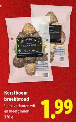 Lidl Kerstboom breekbrood aanbieding