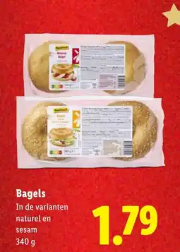 Lidl Bagels aanbieding