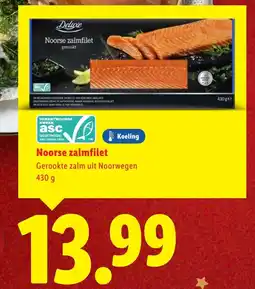 Lidl Noorse zalmfilet aanbieding